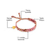 Wayuu Skinny bracelet - Pink Aura