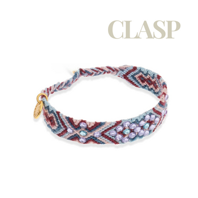 Give Back Bracelet - Gold Clasp -  Lilac