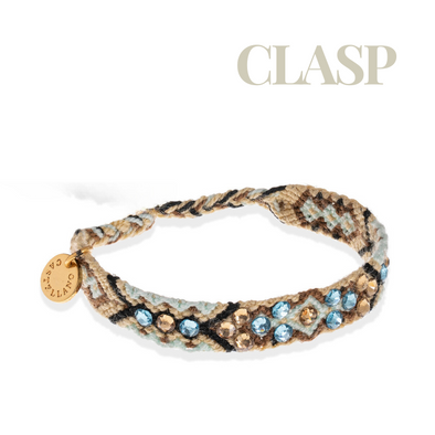 Be the change Bracelet - Gold Clasp - Beige