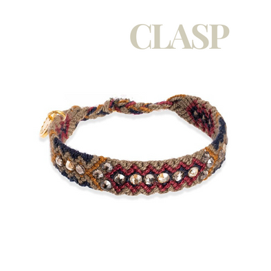 Be the change Bracelet - Gold Clasp - Orquidea