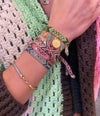 Kalepsu Wayuu bracelet - Nature Green