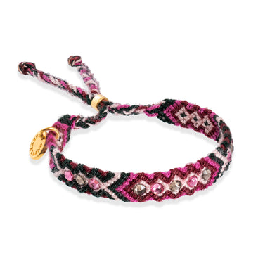 Wayuu Skinny bracelet -Berries