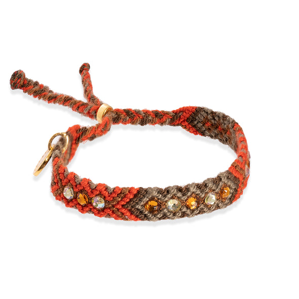 Wayuu Skinny bracelet -Punkin