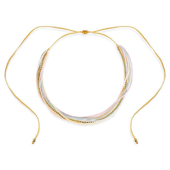 Miyuki Beads Necklace- Desert Glow