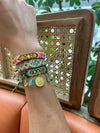 Kalepsu Wayuu bracelet - Nature Green