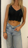 Black Crop Top