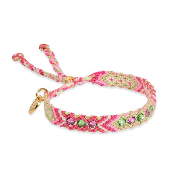 Wayuu Skinny bracelet - Sahara Blush