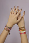 Wayuu Skinny bracelet- Red